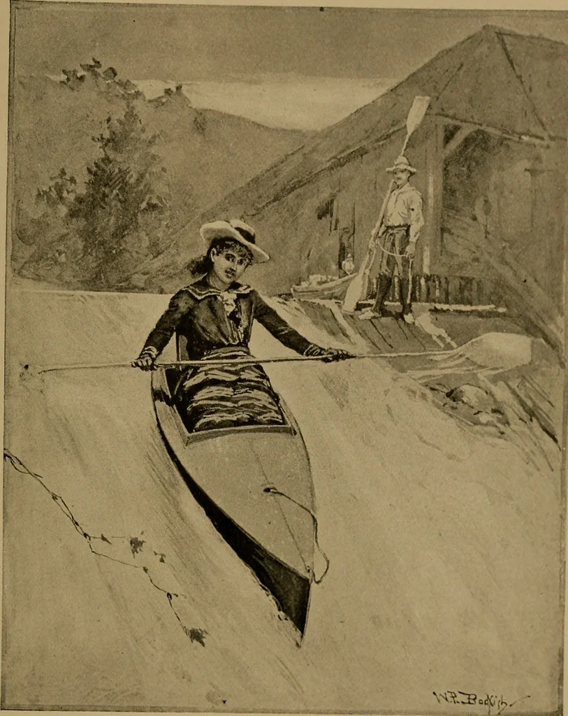 An illustration from The book of athletics and out-of-door sports .., 1895, leaf 298