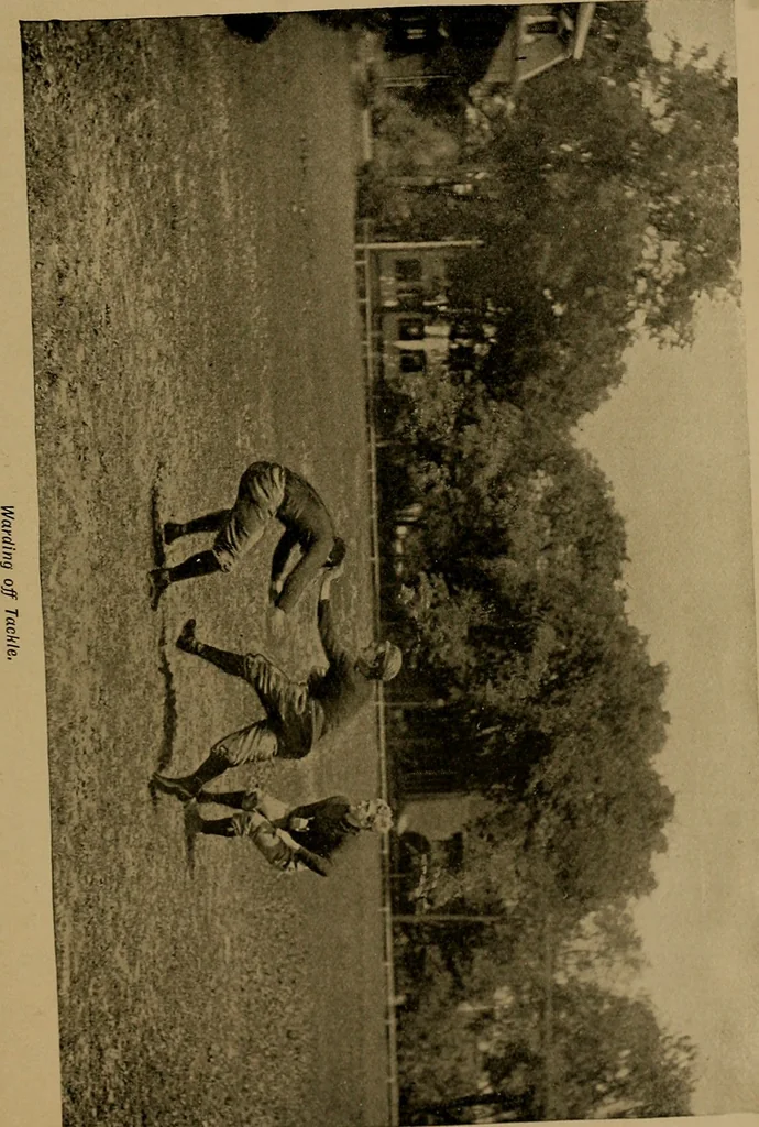 An illustration from The book of athletics and out-of-door sports .., 1895, leaf 30