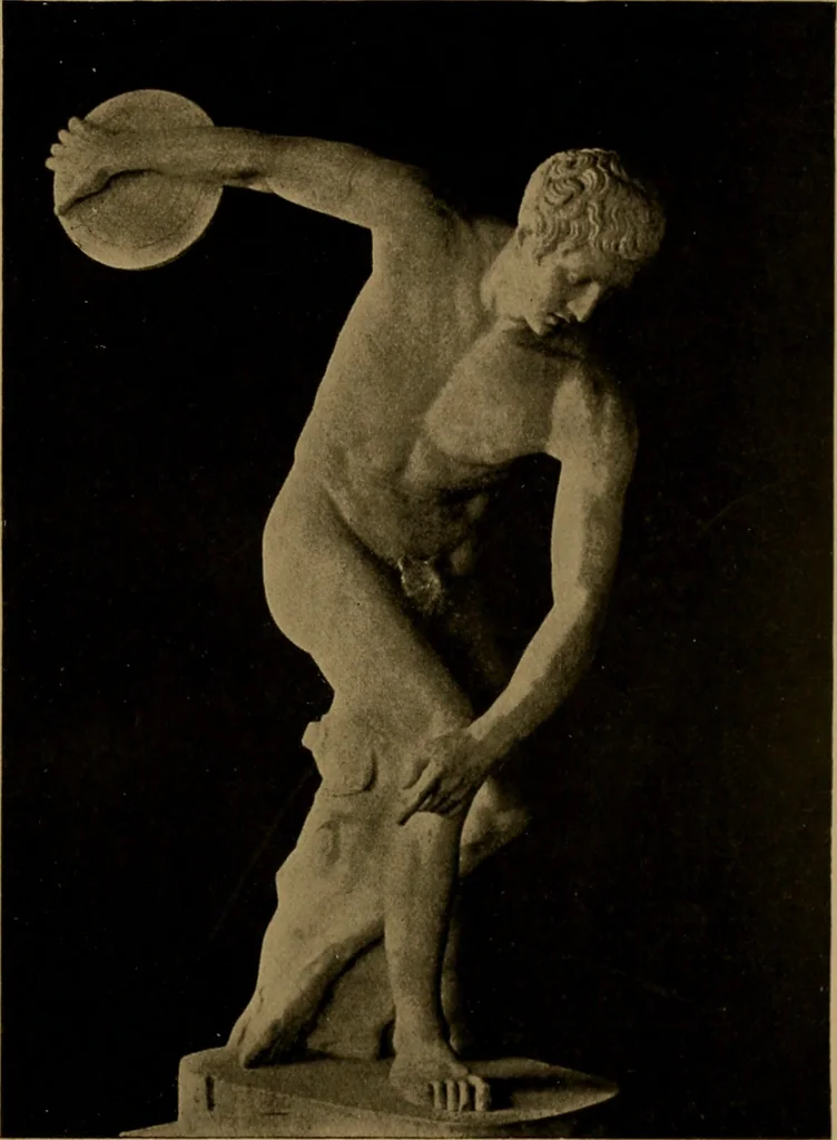 An illustration from The book of athletics and out-of-door sports .., 1895, leaf 310