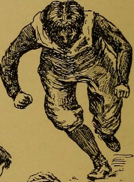 An illustration from The book of athletics and out-of-door sports .., 1895, leaf 33