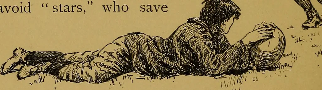 An illustration from The book of athletics and out-of-door sports .., 1895, leaf 33