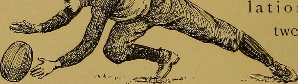 An illustration from The book of athletics and out-of-door sports .., 1895, leaf 35