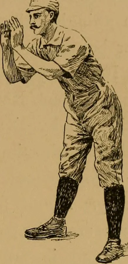 An illustration from The book of athletics and out-of-door sports .., 1895, leaf 40