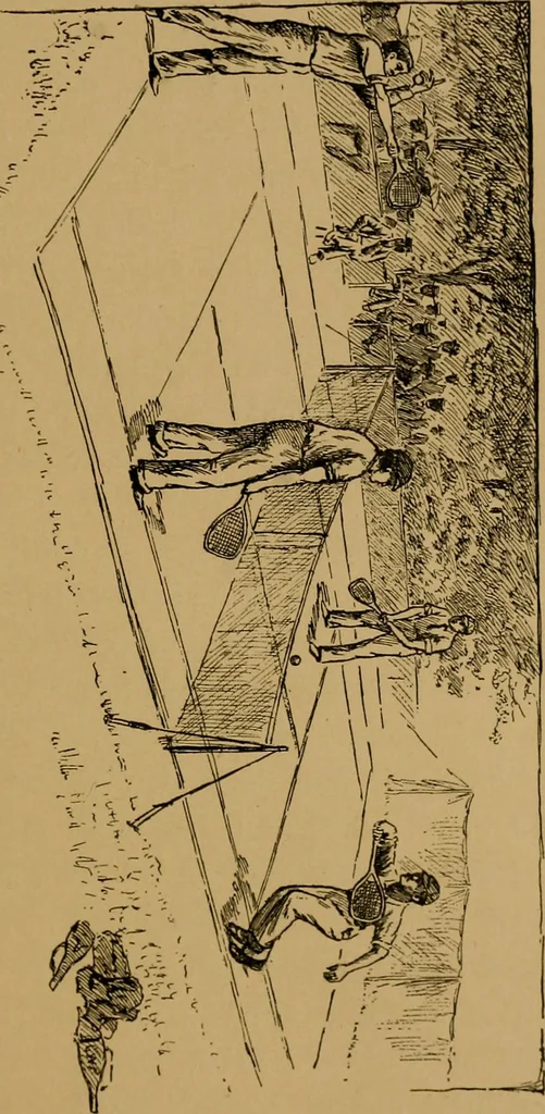 An illustration from The book of athletics and out-of-door sports .., 1895, leaf 52