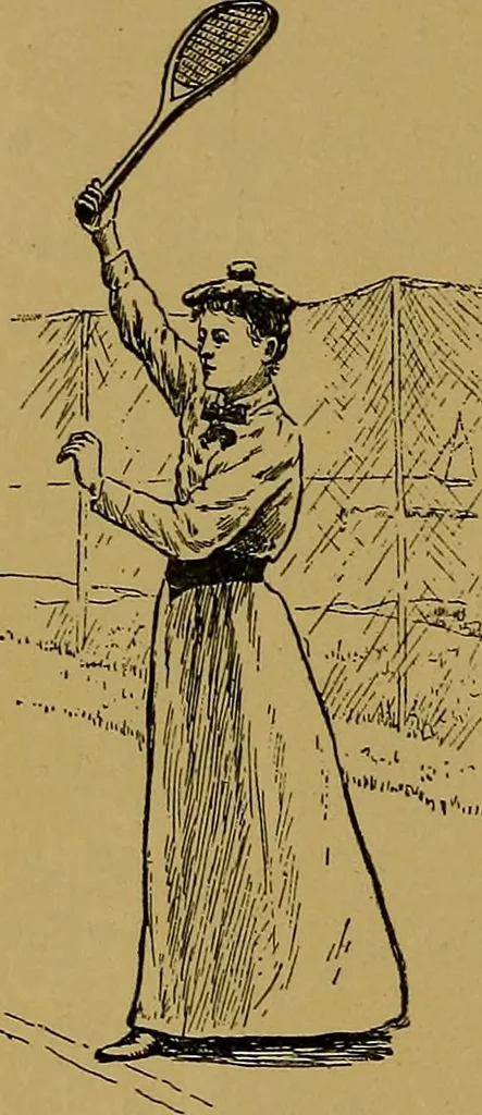 An illustration from The book of athletics and out-of-door sports .., 1895, leaf 55