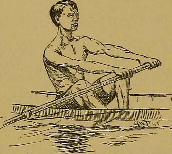 An illustration from The book of athletics and out-of-door sports .., 1895, leaf 69