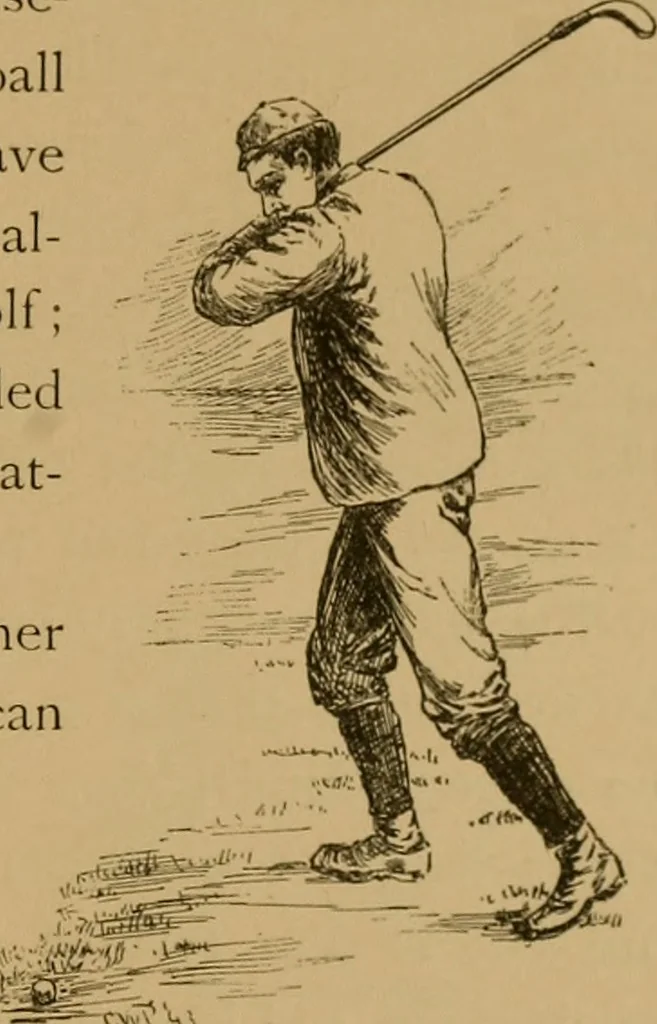 An illustration from The book of athletics and out-of-door sports .., 1895, leaf 92