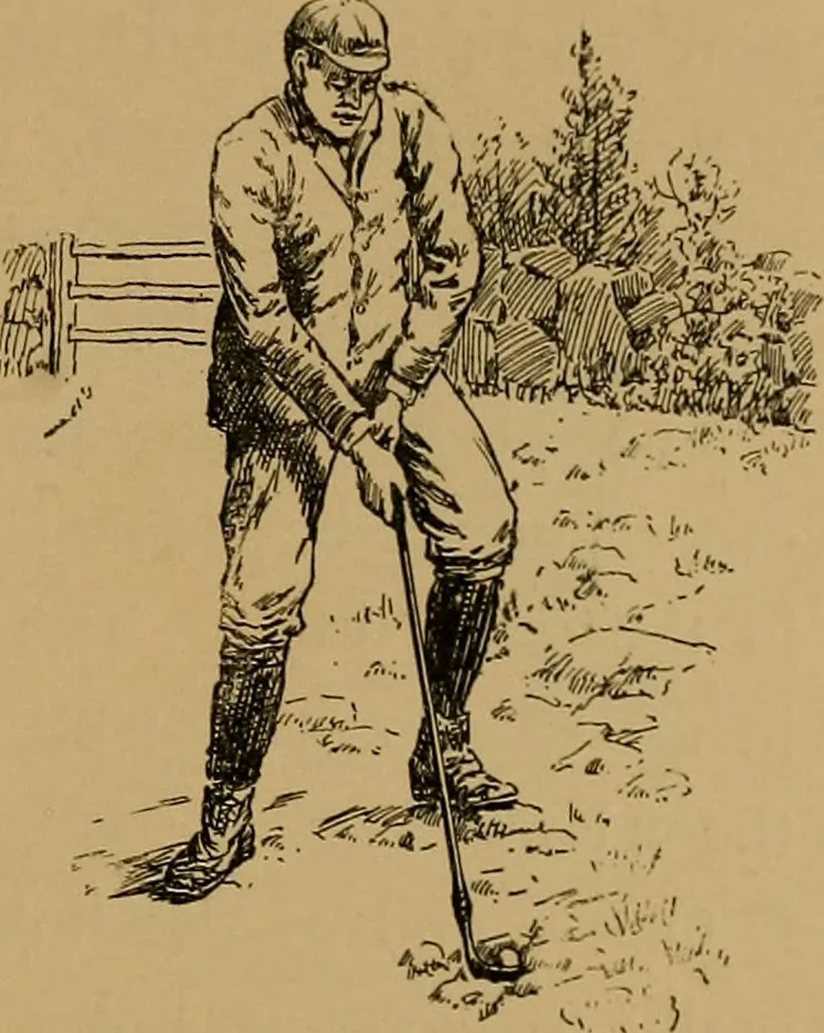 An illustration from The book of athletics and out-of-door sports .., 1895, leaf 94