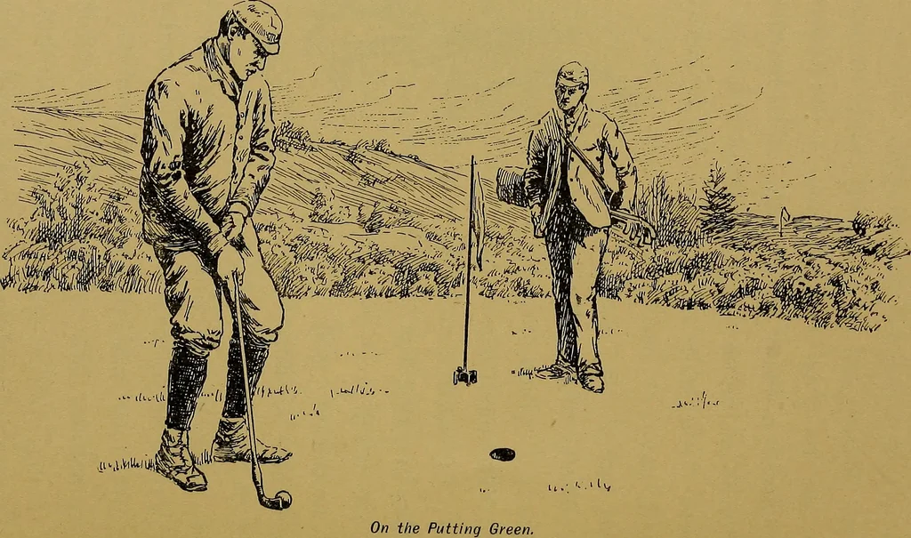 An illustration from The book of athletics and out-of-door sports .., 1895, leaf 97
