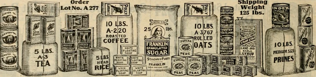An illustration from book of bargains : for the month of February only, A, 1909, leaf 13