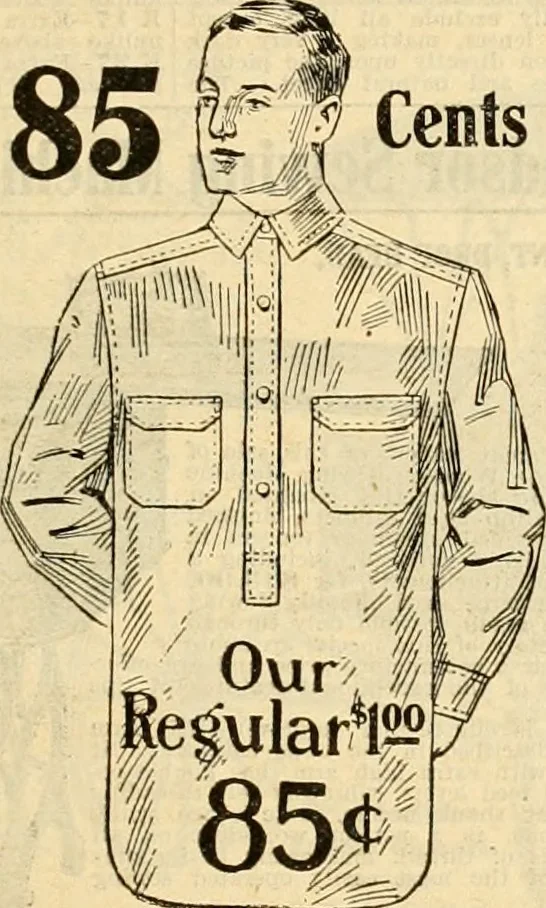 An illustration from book of bargains : for the month of February only, A, 1909, leaf 30
