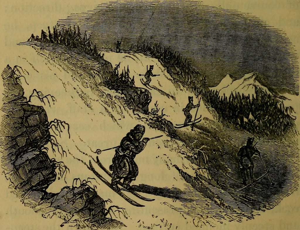 An illustration from The Book of carriages; or, A short account of modes of conveyance, from the earliest periods to the present time, 1853, leaf 127