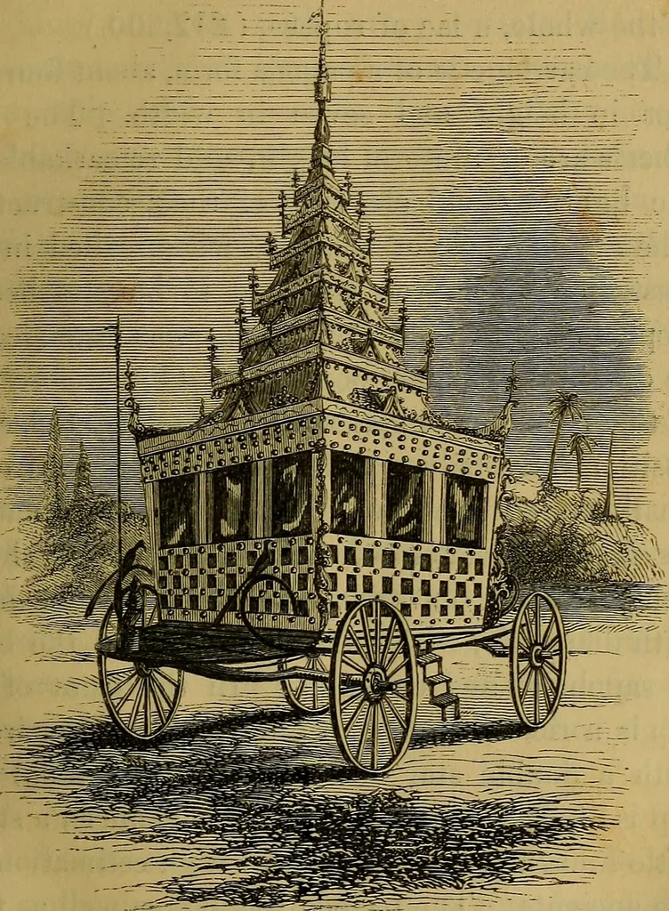 An illustration from The Book of carriages; or, A short account of modes of conveyance, from the earliest periods to the present time, 1853, leaf 68