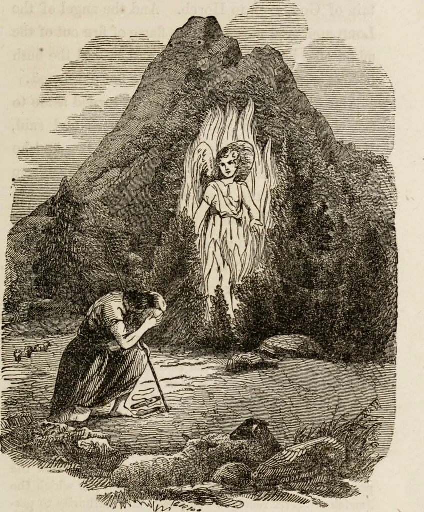 An illustration from The book of the chapter : or, Monitorial instructions, in the degrees of mark, past and most excellent master, and the holy Royal arch, 1865, leaf 118