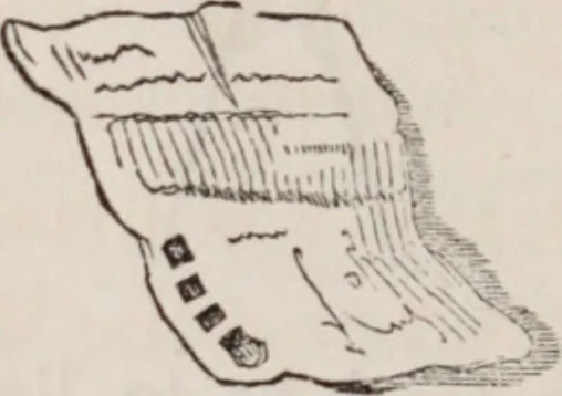 An illustration from The book of the chapter : or, Monitorial instructions, in the degrees of mark, past and most excellent master, and the holy Royal arch, 1865, leaf 63