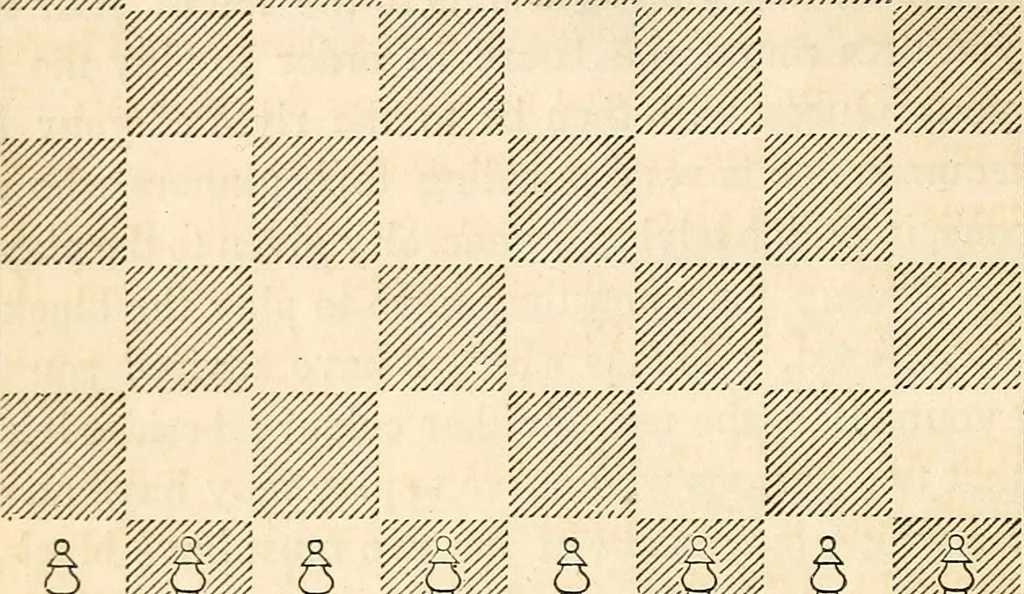 An illustration from The book of chess: containing the rudiments of the game, and elementary analyses of the most popular openings ; exemplified in games actually played by the greatest masters; including Staunton's analysis of the king's and queen's gambits, numerous positions and problems on diagrams, both original and selected; also a series of chess tales, with illustrations engraved from original designs ; the whole extracted and translated from the best sources, 1857, leaf 27