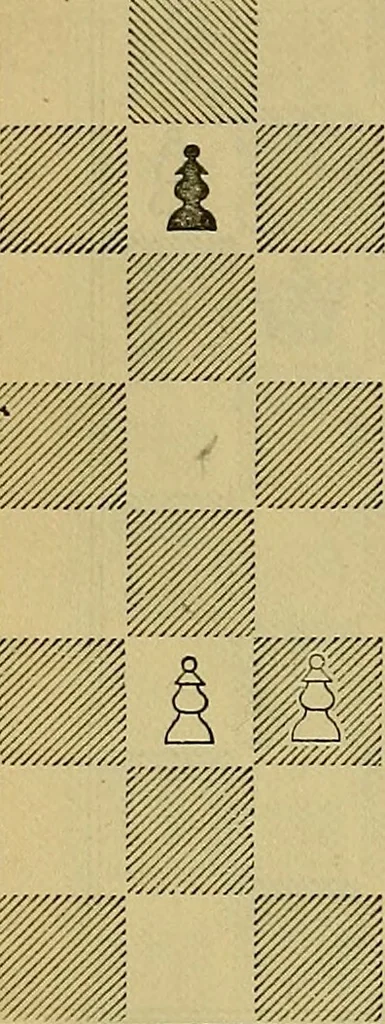 An illustration from The book of chess: containing the rudiments of the game, and elementary analyses of the most popular openings, 1882, leaf 103