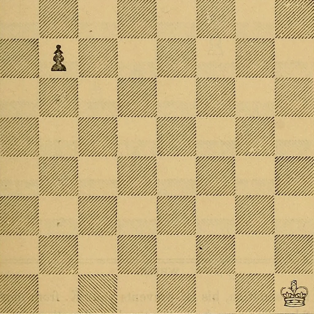 An illustration from The book of chess: containing the rudiments of the game, and elementary analyses of the most popular openings, 1882, leaf 108