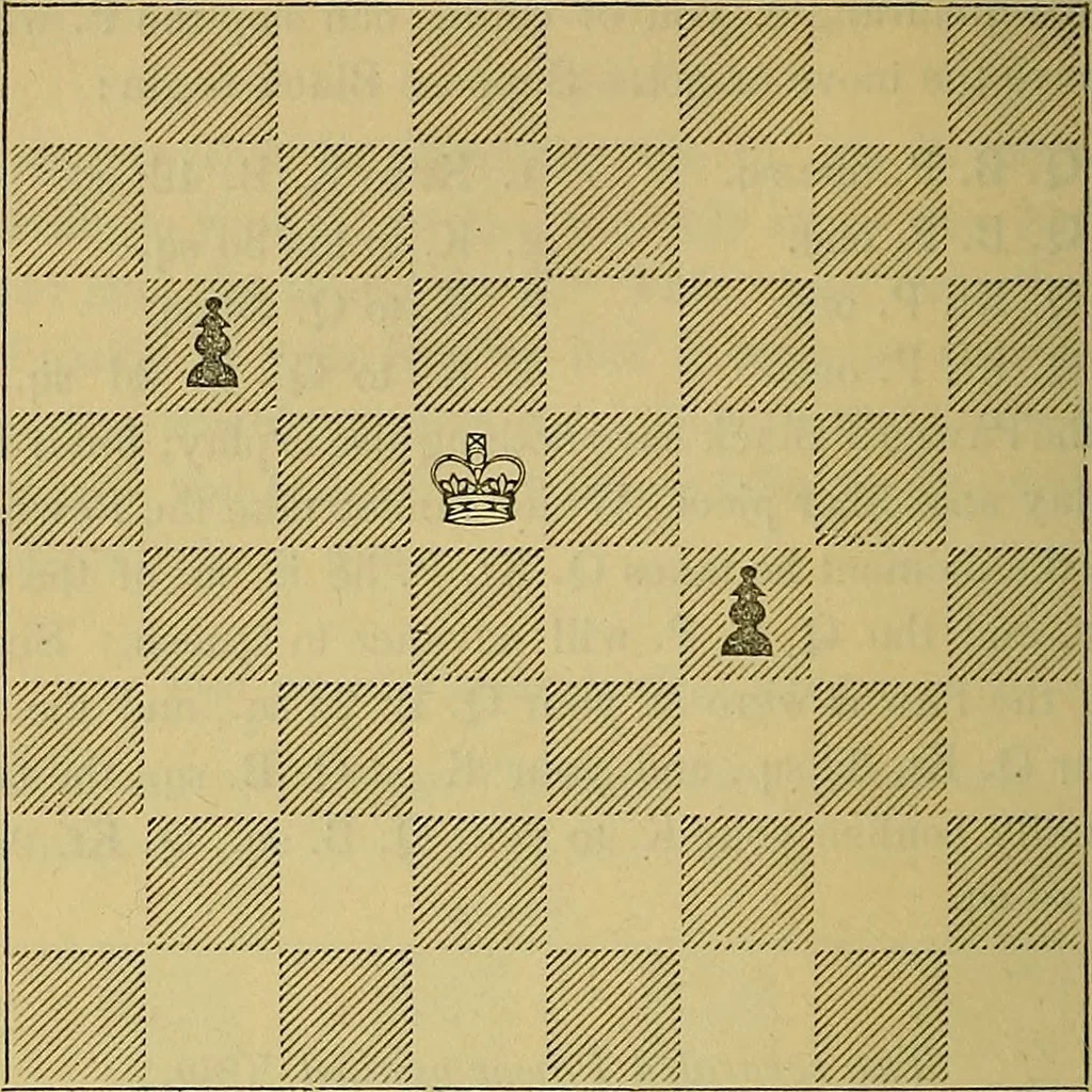 An illustration from The book of chess: containing the rudiments of the game, and elementary analyses of the most popular openings, 1882, leaf 113