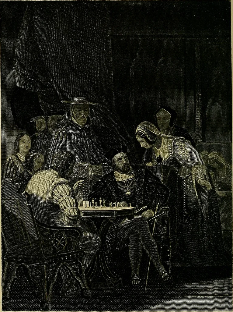An illustration from The book of chess: containing the rudiments of the game, and elementary analyses of the most popular openings, 1882, leaf 303