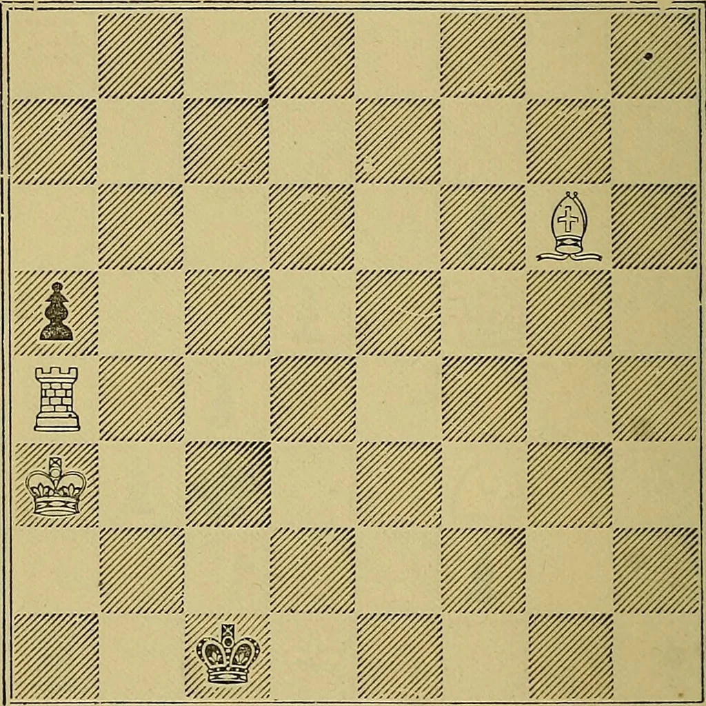 An illustration from The book of chess: containing the rudiments of the game, and elementary analyses of the most popular openings, 1882, leaf 431