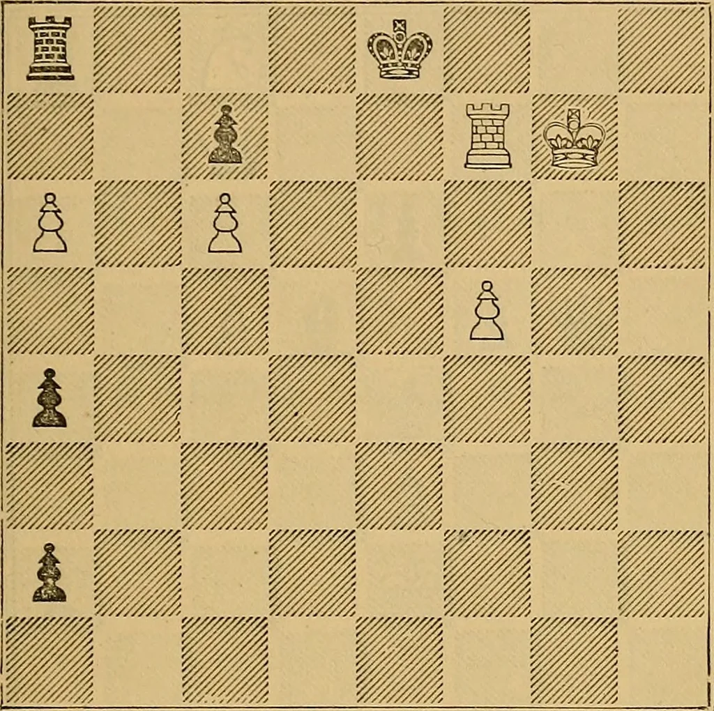 An illustration from The book of chess: containing the rudiments of the game, and elementary analyses of the most popular openings, 1882, leaf 442