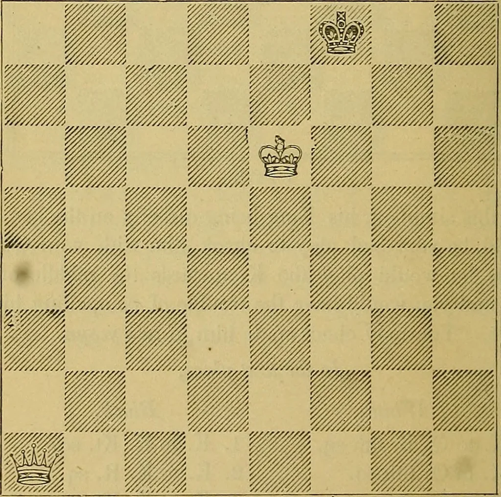 An illustration from The book of chess: containing the rudiments of the game, and elementary analyses of the most popular openings, 1882, leaf 49