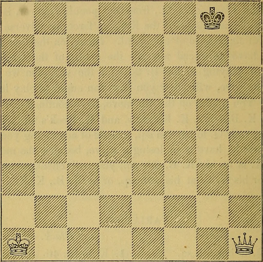An illustration from The book of chess: containing the rudiments of the game, and elementary analyses of the most popular openings, 1882, leaf 55