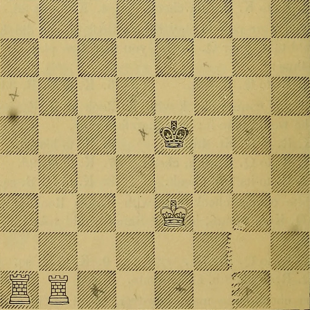 An illustration from The book of chess: containing the rudiments of the game, and elementary analyses of the most popular openings, 1882, leaf 59