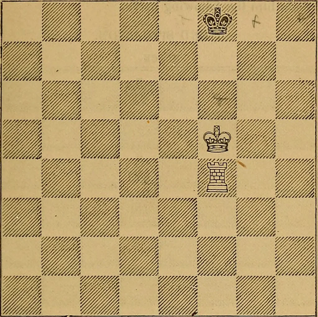 An illustration from The book of chess: containing the rudiments of the game, and elementary analyses of the most popular openings, 1882, leaf 62