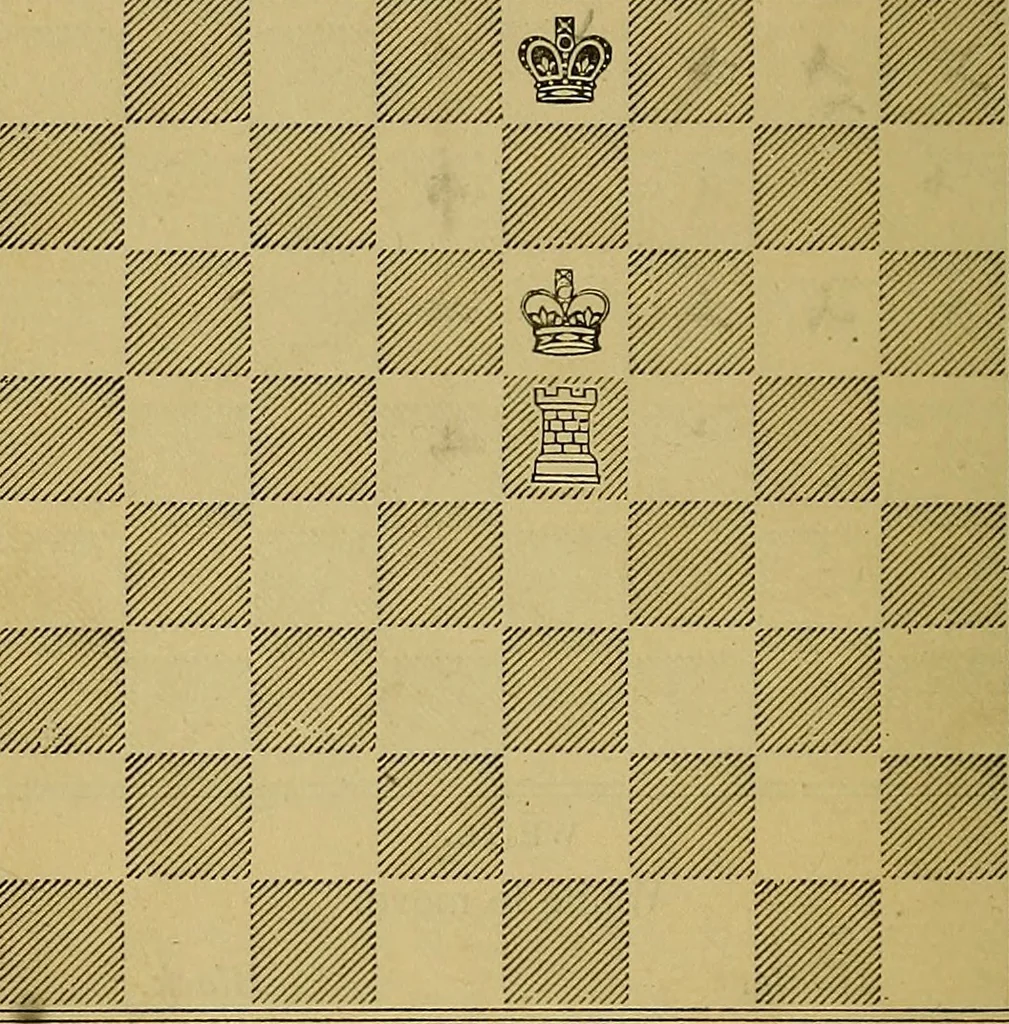 An illustration from The book of chess: containing the rudiments of the game, and elementary analyses of the most popular openings, 1882, leaf 63