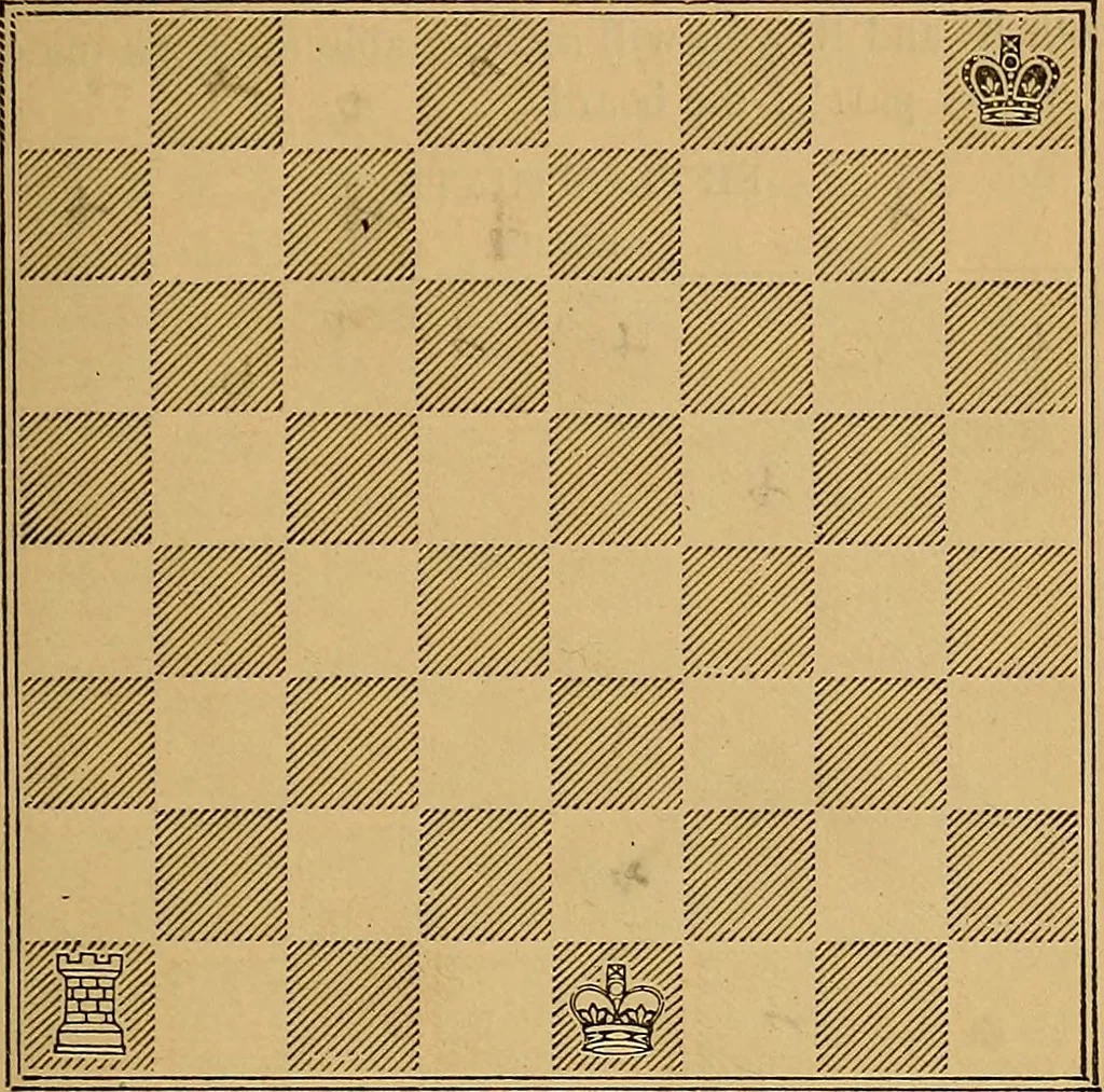 An illustration from The book of chess: containing the rudiments of the game, and elementary analyses of the most popular openings, 1882, leaf 64