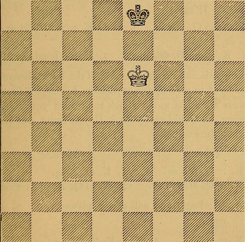 An illustration from The book of chess: containing the rudiments of the game, and elementary analyses of the most popular openings, 1882, leaf 76