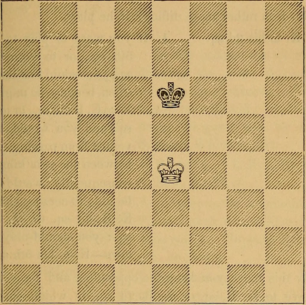 An illustration from The book of chess: containing the rudiments of the game, and elementary analyses of the most popular openings, 1882, leaf 80