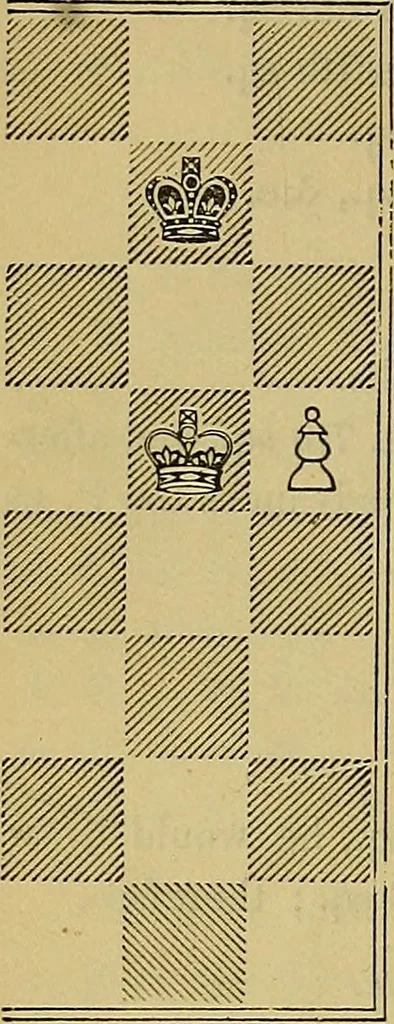 An illustration from The book of chess: containing the rudiments of the game, and elementary analyses of the most popular openings, 1882, leaf 89