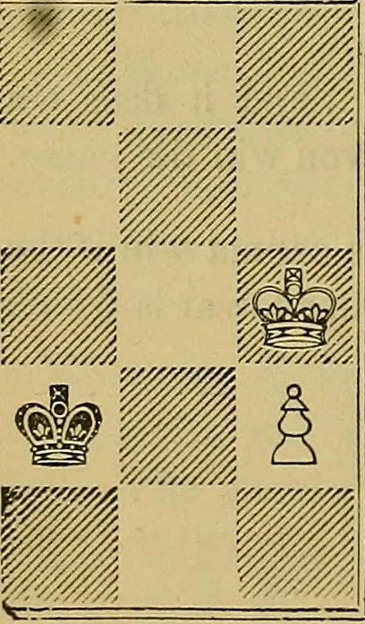 An illustration from The book of chess: containing the rudiments of the game, and elementary analyses of the most popular openings, 1882, leaf 89