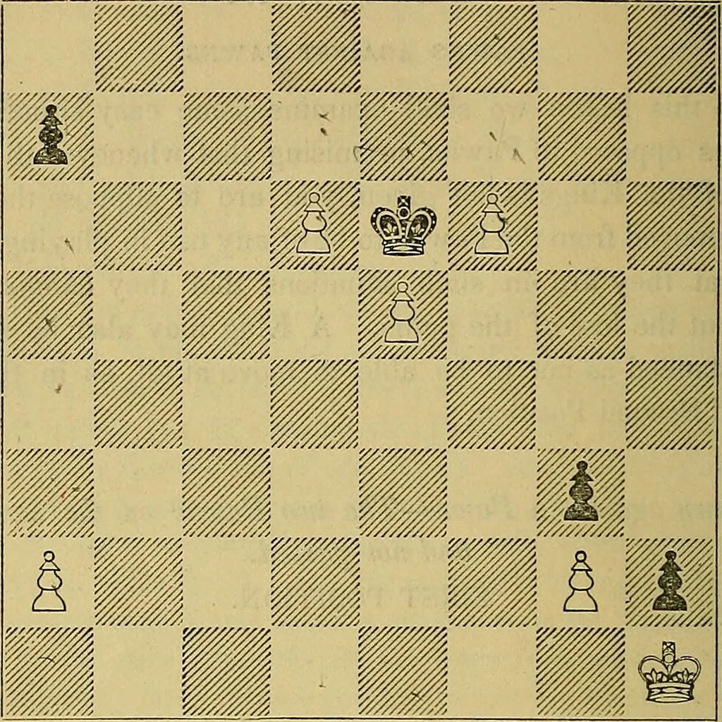 An illustration from The book of chess: containing the rudiments of the game, and elementary analyses of the most popular openings, 1882, leaf 93