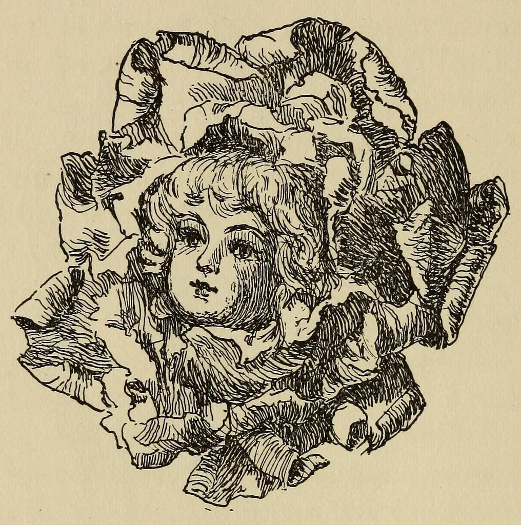 An illustration from The book of children's parties, 1903, leaf 190