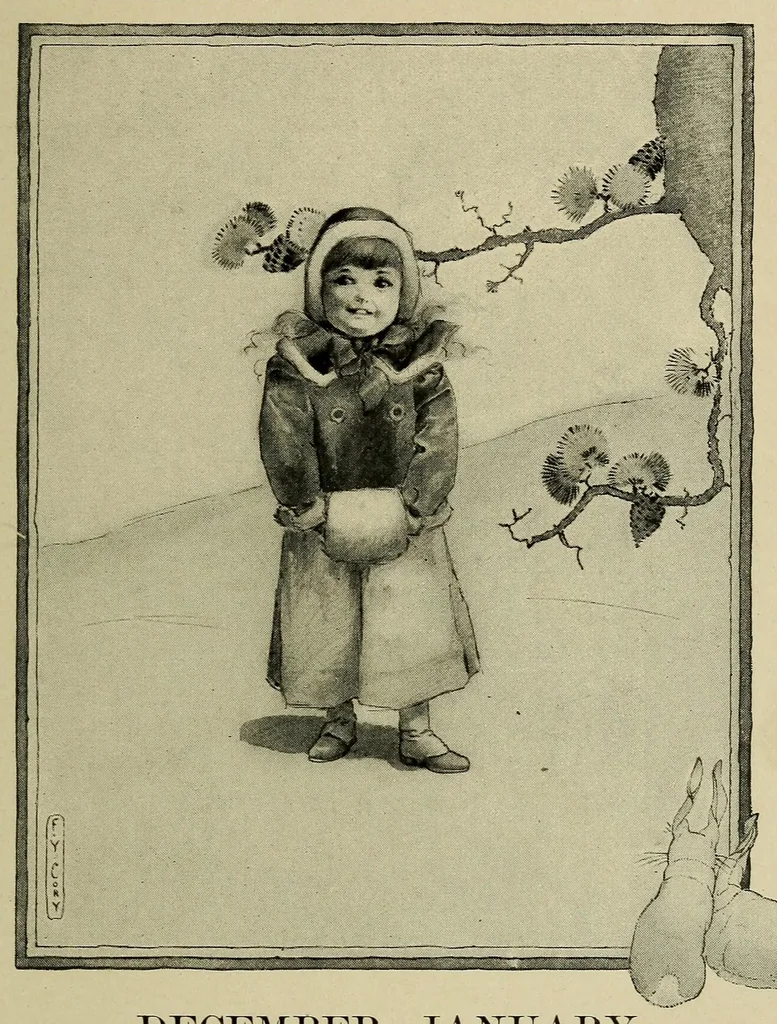 An illustration from The book of children's parties, 1903, leaf 33