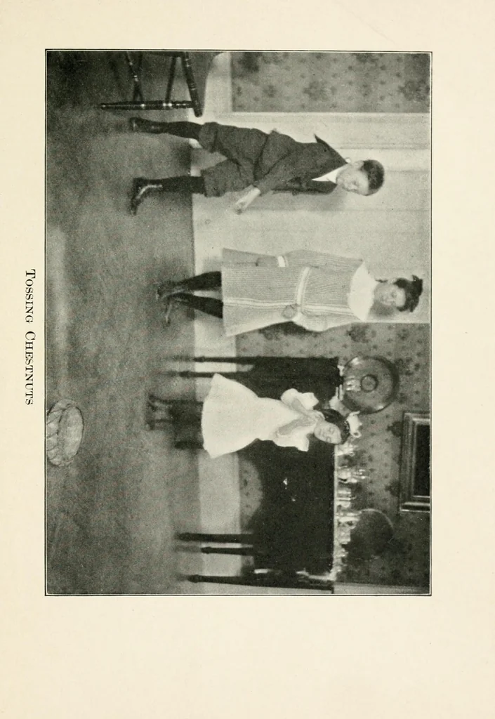 An illustration from The book of children's parties, 1903, leaf 117