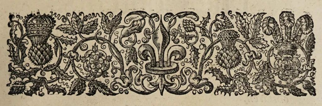 An illustration from The book of common-prayer and administration of the sacraments, and other rites & ceremonies of the Church, according to the use of the Church of England : together with the Psalter or Psalms of David, pointed as they are to be sung or said in churches, and the form & manner of making, ordaining, & consecrating of bishops, priests, and deacons, 1669, leaf 11