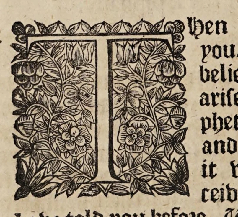 An illustration from The book of common-prayer and administration of the sacraments, and other rites & ceremonies of the Church, according to the use of the Church of England : together with the Psalter or Psalms of David, pointed as they are to be sung or said in churches, and the form & manner of making, ordaining, & consecrating of bishops, priests, and deacons, 1669, leaf 142
