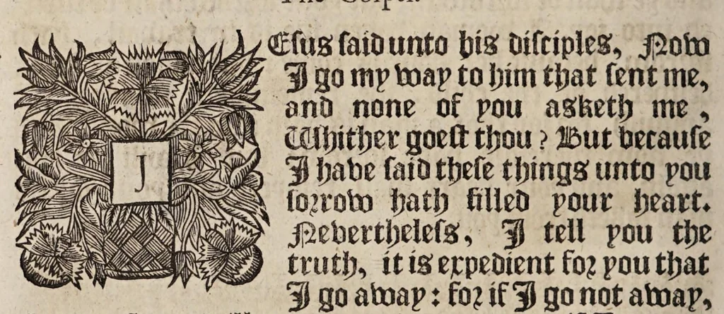 An illustration from The book of common-prayer and administration of the sacraments, and other rites & ceremonies of the Church, according to the use of the Church of England : together with the Psalter or Psalms of David, pointed as they are to be sung or said in churches, and the form & manner of making, ordaining, & consecrating of bishops, priests, and deacons, 1669, leaf 202
