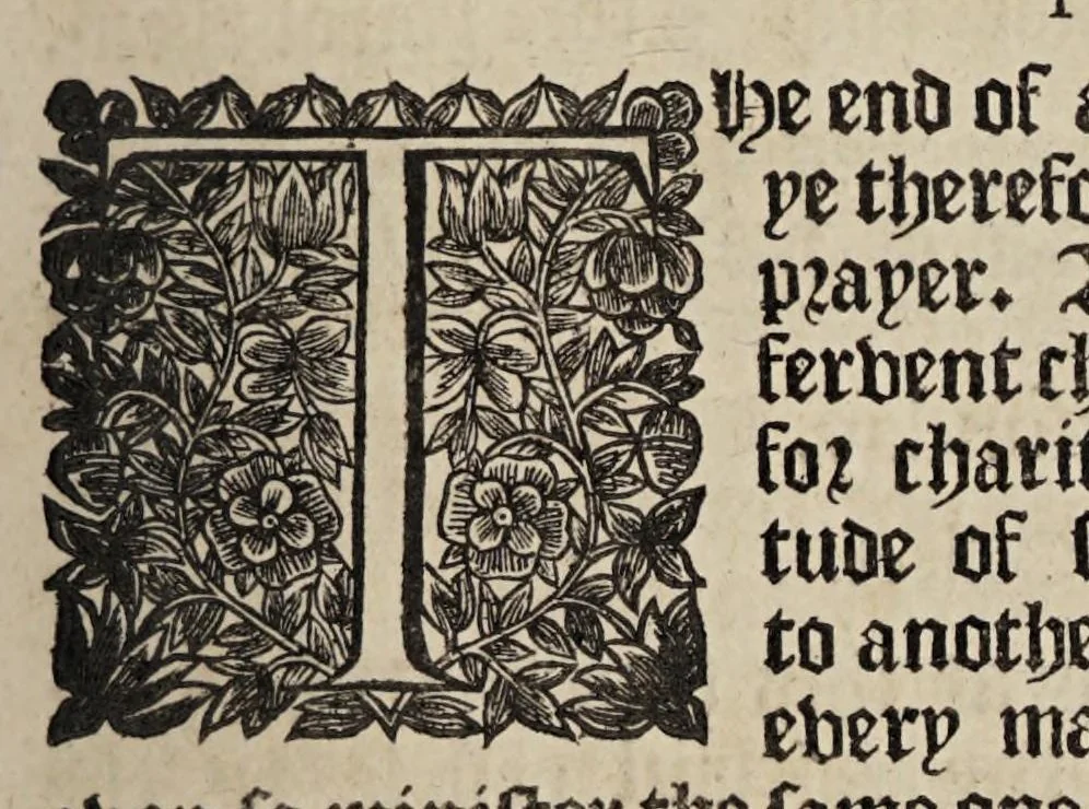 An illustration from The book of common-prayer and administration of the sacraments, and other rites & ceremonies of the Church, according to the use of the Church of England : together with the Psalter or Psalms of David, pointed as they are to be sung or said in churches, and the form & manner of making, ordaining, & consecrating of bishops, priests, and deacons, 1669, leaf 207