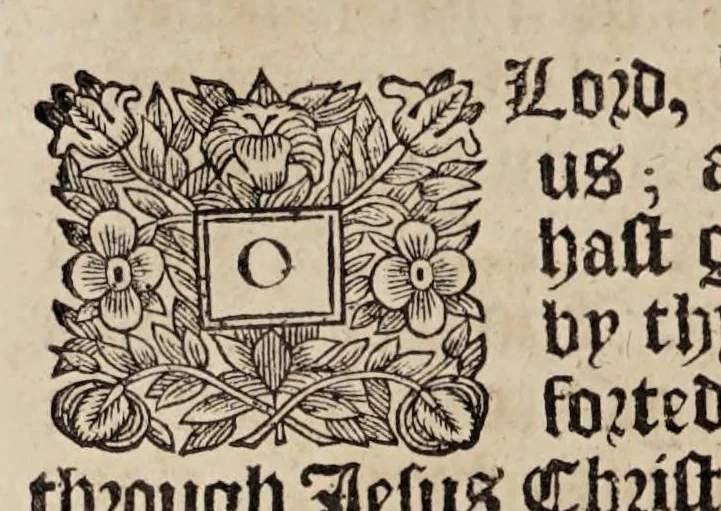 An illustration from The book of common-prayer and administration of the sacraments, and other rites & ceremonies of the Church, according to the use of the Church of England : together with the Psalter or Psalms of David, pointed as they are to be sung or said in churches, and the form & manner of making, ordaining, & consecrating of bishops, priests, and deacons, 1669, leaf 222