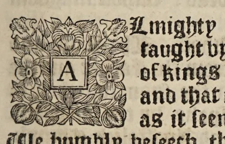 An illustration from The book of common-prayer and administration of the sacraments, and other rites & ceremonies of the Church, according to the use of the Church of England : together with the Psalter or Psalms of David, pointed as they are to be sung or said in churches, and the form & manner of making, ordaining, & consecrating of bishops, priests, and deacons, 1669, leaf 297