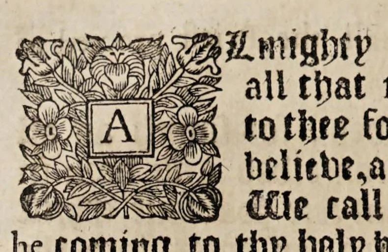 An illustration from The book of common-prayer and administration of the sacraments, and other rites & ceremonies of the Church, according to the use of the Church of England : together with the Psalter or Psalms of David, pointed as they are to be sung or said in churches, and the form & manner of making, ordaining, & consecrating of bishops, priests, and deacons, 1669, leaf 320