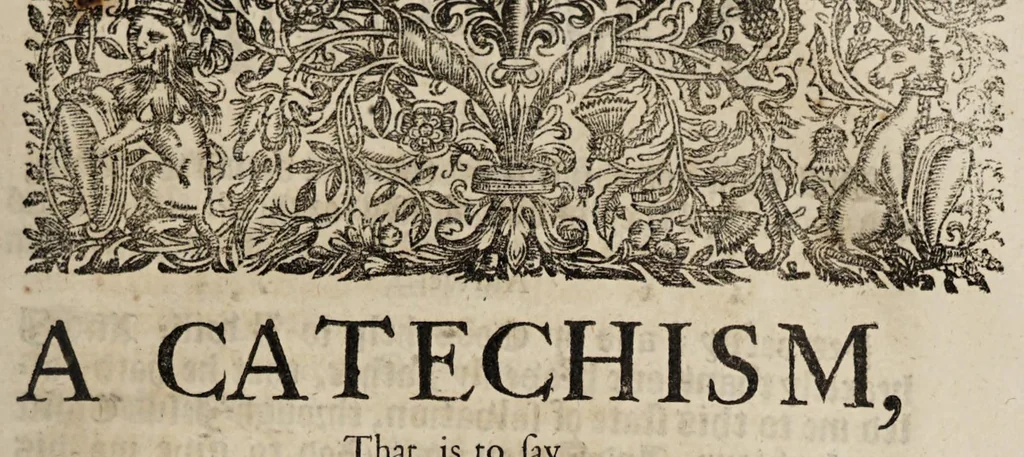 An illustration from The book of common-prayer and administration of the sacraments, and other rites & ceremonies of the Church, according to the use of the Church of England : together with the Psalter or Psalms of David, pointed as they are to be sung or said in churches, and the form & manner of making, ordaining, & consecrating of bishops, priests, and deacons, 1669, leaf 343