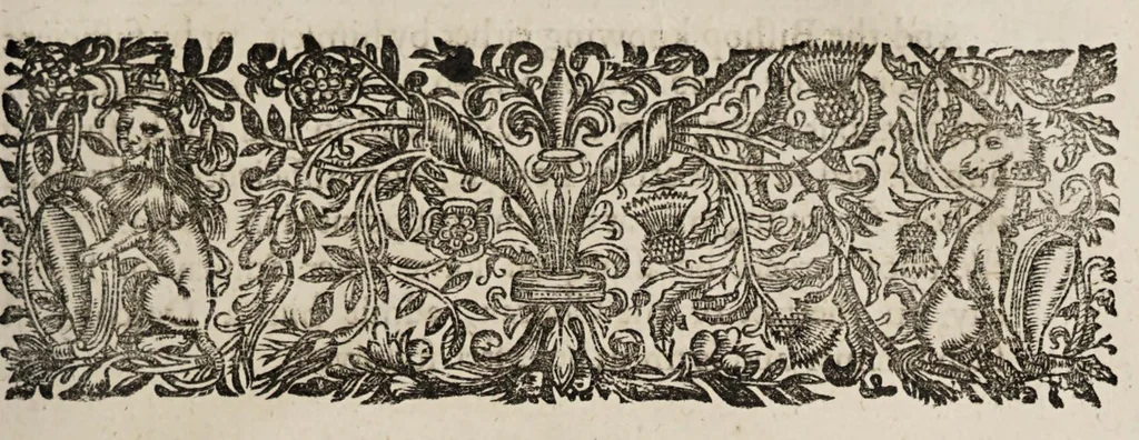 An illustration from The book of common-prayer and administration of the sacraments, and other rites & ceremonies of the Church, according to the use of the Church of England : together with the Psalter or Psalms of David, pointed as they are to be sung or said in churches, and the form & manner of making, ordaining, & consecrating of bishops, priests, and deacons, 1669, leaf 571