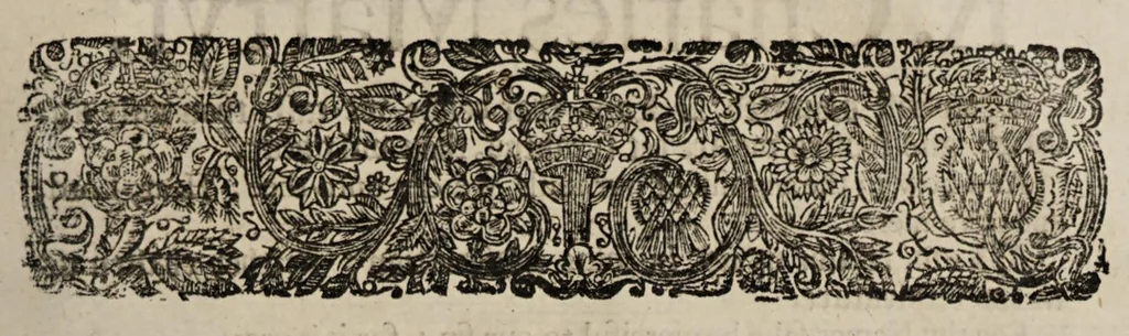 An illustration from The book of common-prayer and administration of the sacraments, and other rites & ceremonies of the Church, according to the use of the Church of England : together with the Psalter or Psalms of David, pointed as they are to be sung or said in churches, and the form & manner of making, ordaining, & consecrating of bishops, priests, and deacons, 1669, leaf 621